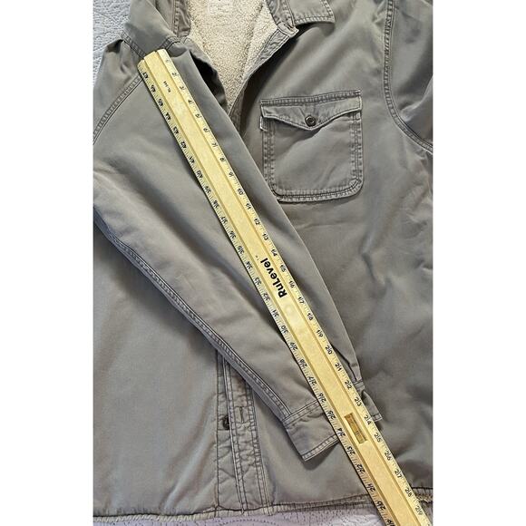 Vintage Levi’s Sz XL Thick Work Coat Fleece Lined Button, Pockets, LS Btn Close - Picture 8 of 8
